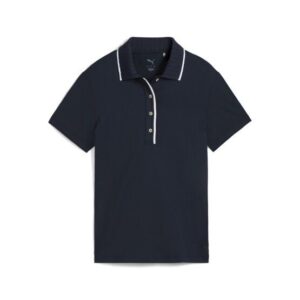 Puma W Cloudspun Bridges Halbarm Polo navy