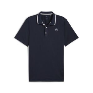 Puma Mattr Elevated Solid - LC Halbarm Polo navy