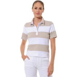 MDC Halbarm Polo gestreift