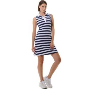 MDC Polo Dress ohne Arm Kleid gestreift