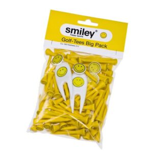 Sportiques Tees "Smiley" (100er) gelb