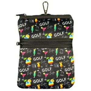 cbf moda Clip on Golfaholic schwarz