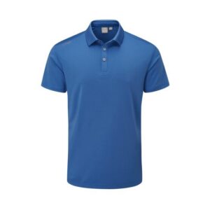 Ping Lindum Halbarm Polo blau