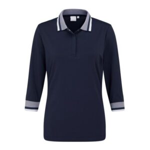 Ping Lindsey 3/4 Arm Polo navy