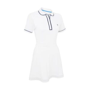 Penguin Short Sleeve Veronica Dress Halbarm Kleid weiß