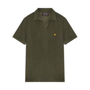 Lyle & Scott Towel Halbarm Polo oliv