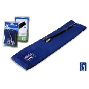 PGA Tour Towel und Brush Set blau