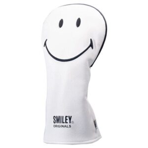 Smiley Driver Headcover weiß