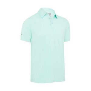 Callaway SWINGTECH SOLID Halbarm Polo türkis