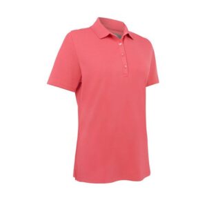 Callaway SWINGTECH LADIES SOLID Halbarm Polo pink