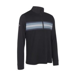 Callaway ENERGY STRIPE PRINT Stretch Midlayer schwarz