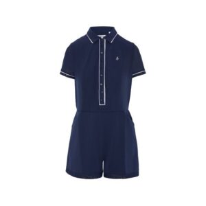 Penguin Veronica Romper with Mesh Sleeves Halbarm Kleid navy