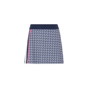 Penguin Geo Printed Side Blocked kurz Skort navy