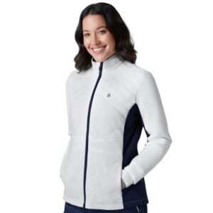 Penguin Insulated Woven Full-Zip Stretch Jacke weiß