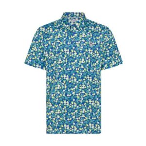 Penguin Petes Coconut Caddy Halbarm Polo blau