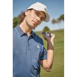 Penguin Novelty Graphic Print Halbarm Polo navy