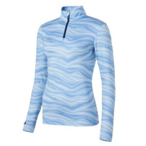 Ellesse Jazmin 1/2 Zip Top Stretch Unterzieher hellblau