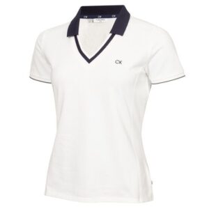 Calvin Klein DELAWARE Halbarm Polo weiß