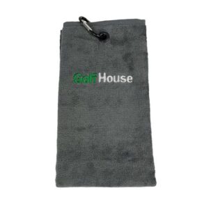 Golf House TriFold Handtuch grau