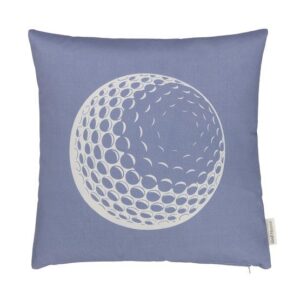 Golf House Kissen Golfball blau