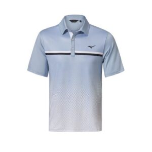 Mizuno Quick Dry Elite Gradient Polo hellblau