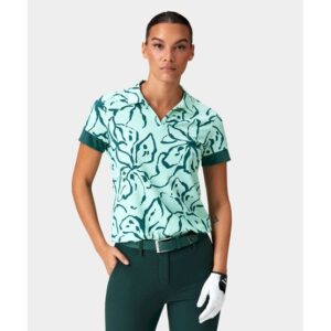 Macade Golf Taylor Signature Shirt Halbarm Polo hellgrün