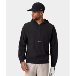 Macade Golf JuniperWind Hoodie Langarm Windshirt schwarz