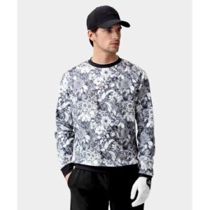 Macade Golf Ash Tech Crewneck Stretch Midlayer fancy