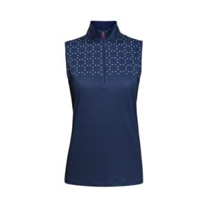 Backtee Ladies Icon ohne Arm Polo navy