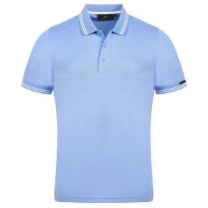 Daniel Springs Funktions Polo Halbarm hellblau