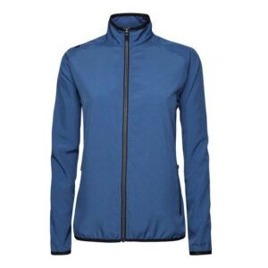 Backtee Ladies 80G Packable Shield Windstopp Jacke dunkelblau