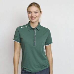 Backtee Ladies Classic Halbarm Polo dunkelgrün