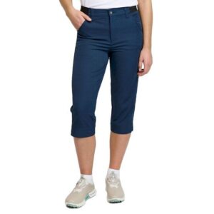 Backtee Ladies Light Weight Performance Capri Hose navy