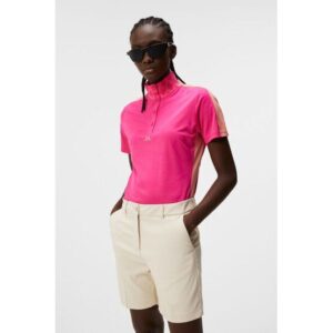 J.Lindeberg Pip Halbarm Polo pink