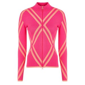 J.Lindeberg Flora Knitted Sweater Jacke Strick pink