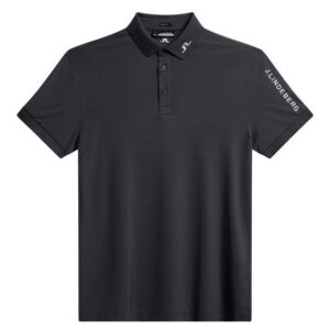 J.Lindeberg Tour Tech Reg Fit Halbarm Polo anthrazit