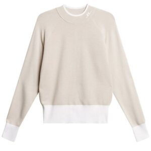 J.Lindeberg Zoe Knitted Sweater Troyer Strick offwhite