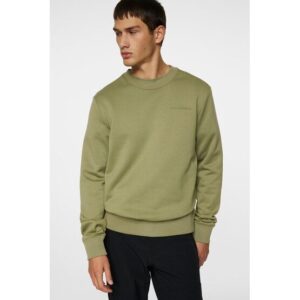 J.Lindeberg Alpha Crew Neck Sweatshirt oliv