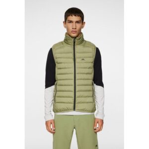 J.Lindeberg Oden Light Down Vest Daunen Weste oliv