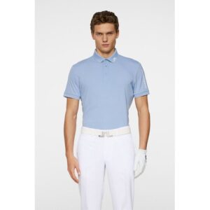 J.Lindeberg Tour Tech Halbarm Polo denim