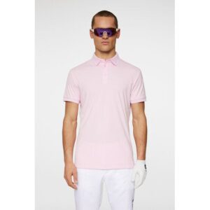 J.Lindeberg Tour Tech Halbarm Polo rosa