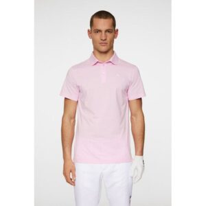 J.Lindeberg Bridger Halbarm Polo rosa