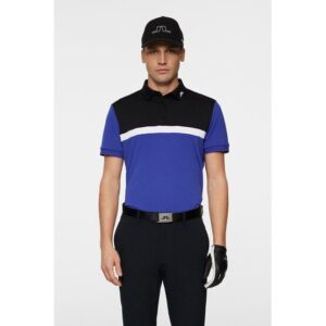 J.Lindeberg Jeff Halbarm Polo royal