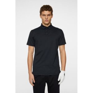 J.Lindeberg JL PRO Halbarm Polo schwarz