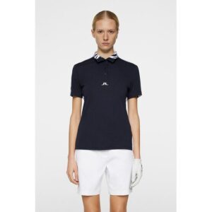 J.Lindeberg Pip Halbarm Polo navy