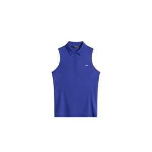 J.Lindeberg Dena Sleeveless Top ohne Arm Polo blau