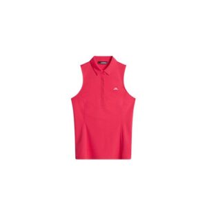 J.Lindeberg Dena Sleeveless Top ohne Arm Polo pink