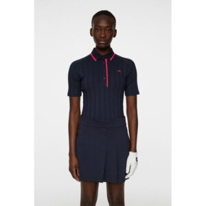 J.Lindeberg Mandy Halbarm Polo navy