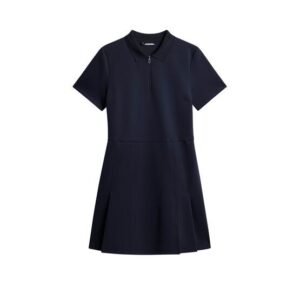 J.Lindeberg Kanai Dress Halbarm Kleid navy