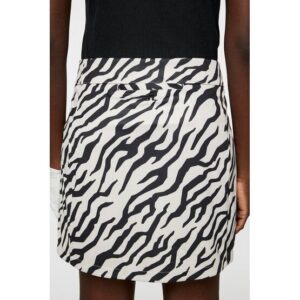 J.Lindeberg Amelie Mid Print Skirt kurz Skort schwarz